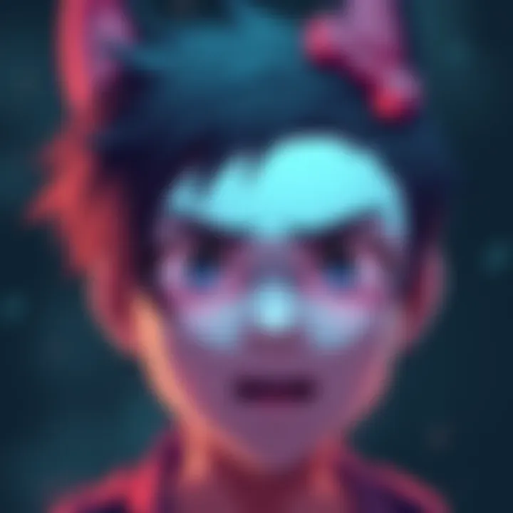 The main character of Goodnight Punpun with a revealing expression, showing their true face in a moment of emotional clarity.