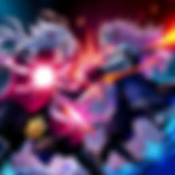 Gorosei Garling and Current Rayleigh engage in an intense duel, showcasing their unique combat styles and abilities.