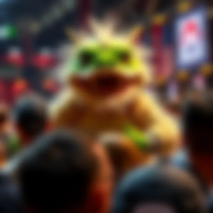 A Grem seen among the crowd at the US Sumo Open event, exciting attendees