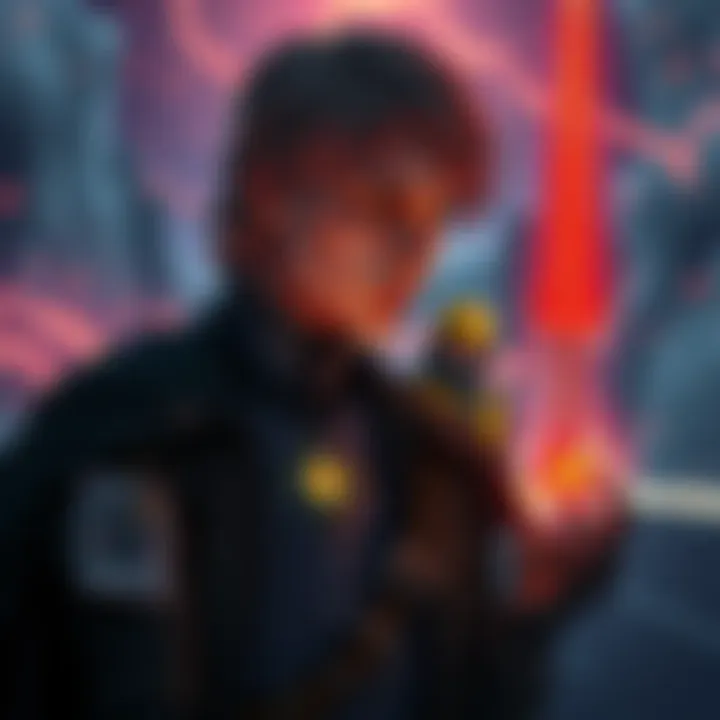 Griffith holding a Beherit, contemplating his fate and the implications of his power.