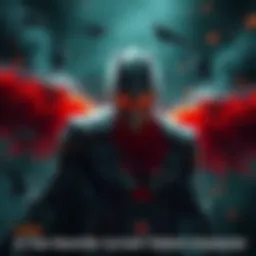 Griffith's Fall from Grace A visual representation of Griffith, once a hero, now depicted in a dark, ominous setting, reflecting fan backlash