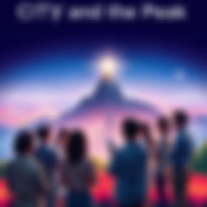 A group of people discussing Lokotan and sharing their opinions, with a backdrop of CITY and the Peak