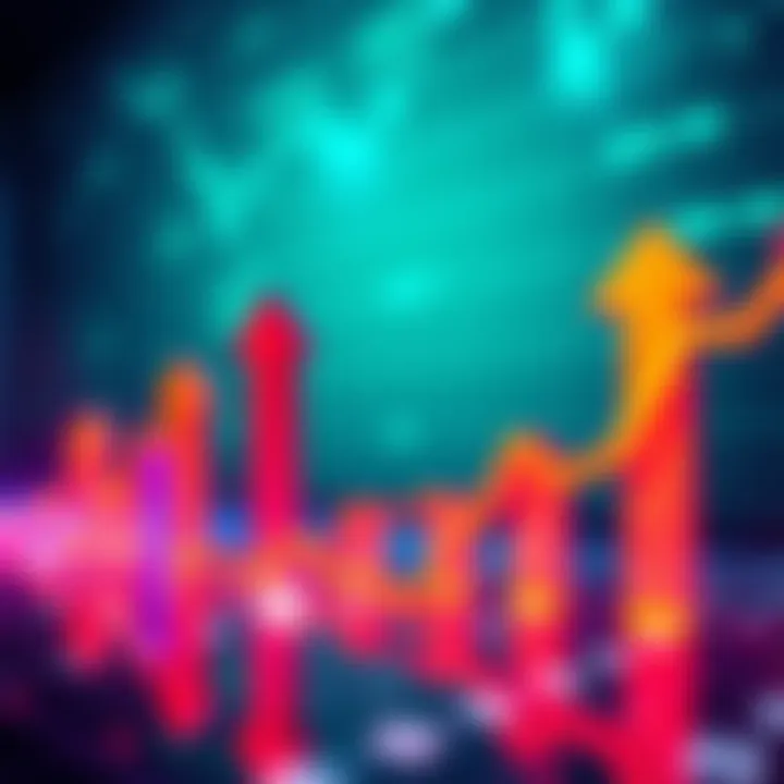 Growing Graphs A vibrant graph with arrows pointing upward to symbolize rising metrics and expectations