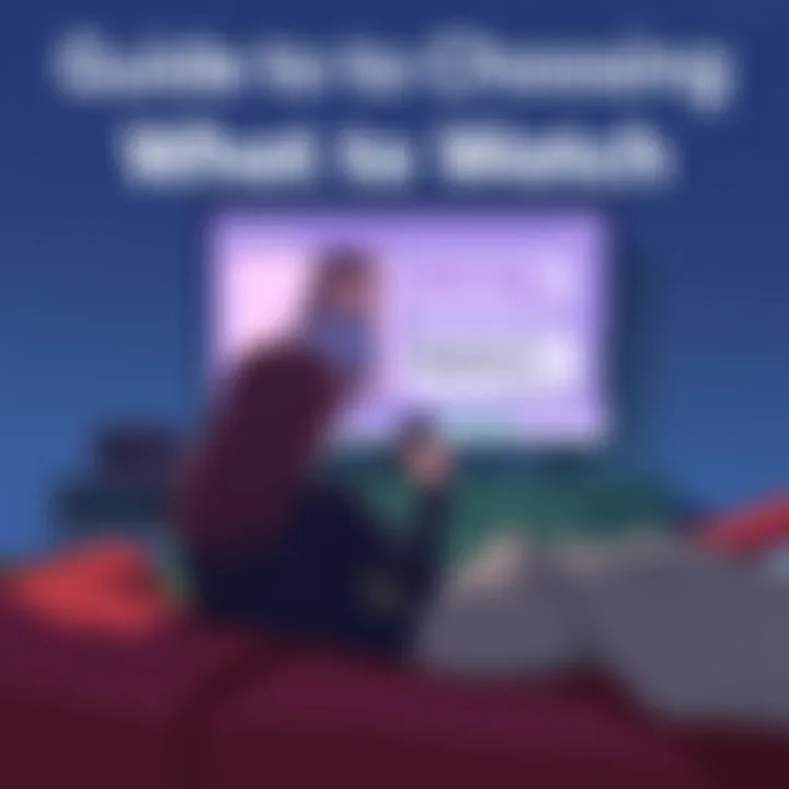 A person sitting on a couch with a remote control, looking at a TV screen displaying options for OVA: Ilse's Journal and Season 2, with a puzzled expression.
