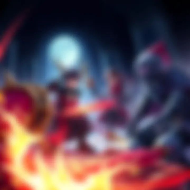 Players strategizing to defeat Shinigami captains in a Guild Quest setting