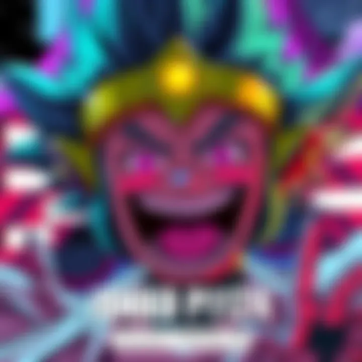Gunko character revealed in Chapter 1184, showcasing an expressive face with excitement in a colorful scene.