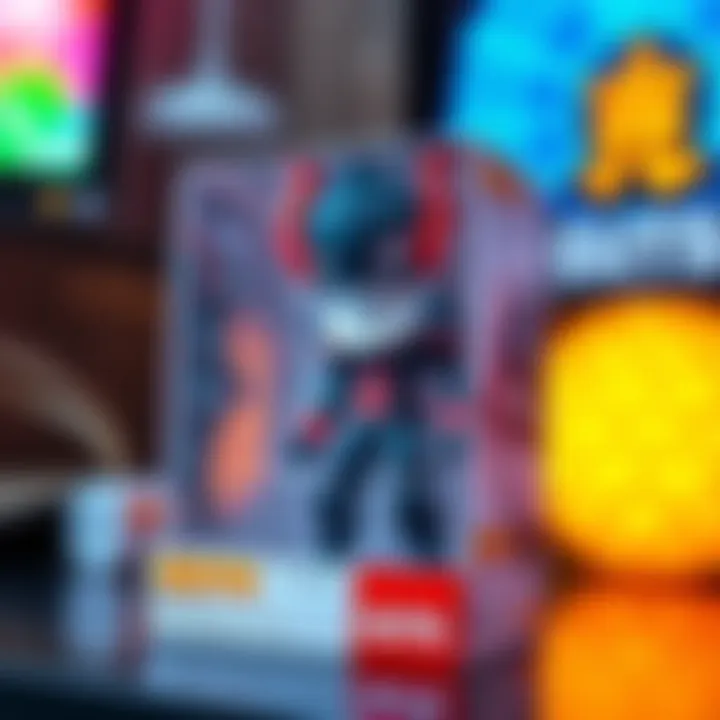 A Guts Nendoroid figure is displayed in its box, showcasing its detailed design and vibrant colors, ready to be unboxed.