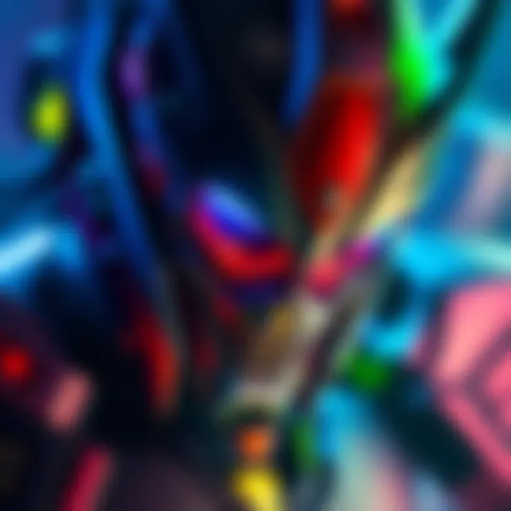 Close-up of Guyver 2 showcasing its armor and features, highlighting the character's design elements