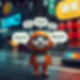 Gyro's Nyo-ho! Translations A graphic showing translations of the phrase 'Nyo-ho!' in different languages with speech bubbles around a character representing Gyro