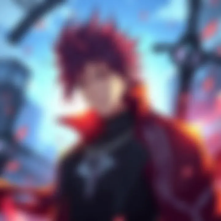 Hades from Fairy Tail showing his unique fashion sense with a striking outfit