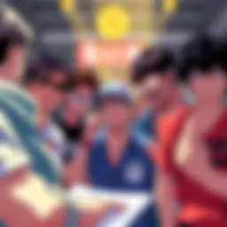 Fans participating in a character popularity poll for Hajime No Ippo, nominating their least favorite characters.