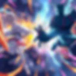 Hakari vs Kashimo Battle Scene A dramatic scene depicting Hakari and Kashimo ready to clash in a high-energy battle, capturing the excitement and tension from fans discussing their fight.