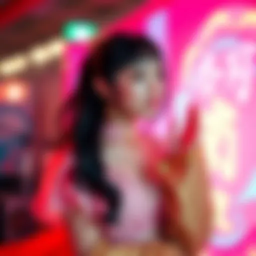 Hakui Koyori in Music Video Hakui Koyori performing in a vibrant setting, showcasing her artistic style in the music video for Kanseitou Yori