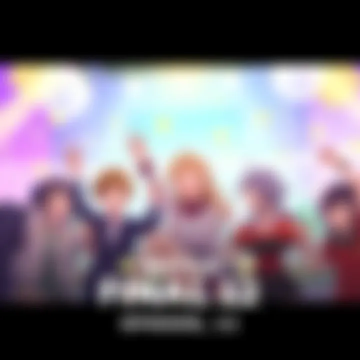 Hana-Kimi Finale Episode 12 A scene from the Hana-Kimi finale showing main characters celebrating together