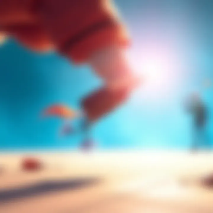 A close-up of a vibrant hand-drawn animation frame showing a character in motion with minimal background detail, highlighting traditional artistry against a backdrop of digital effects.