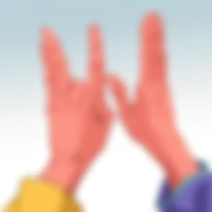 Illustration of two stylized hands making a playful gesture, representing the trend of 'yaoi hands' in modern art and culture.