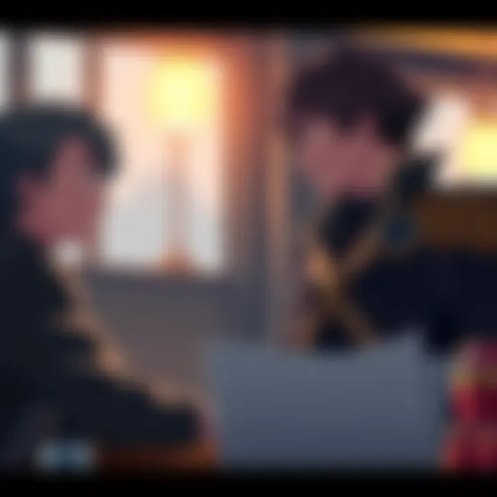 Hange and Levi having a serious conversation about important decisions, showing their close bond and strong personalities.