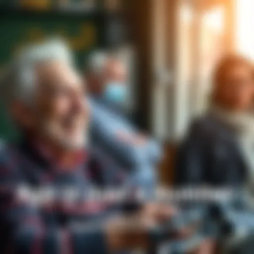An elderly person smiling while participating in a new activity, representing joy and vitality at any age