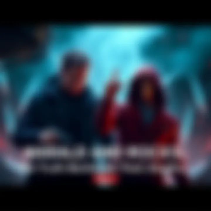 Harald and Rocks in a dramatic scene before their deaths, showcasing tension and uncertainty.