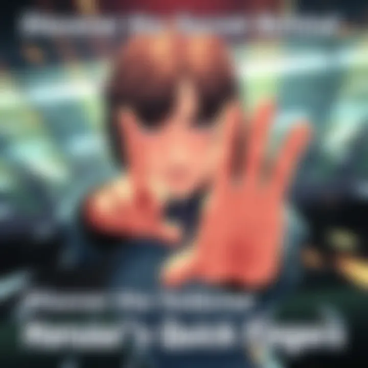 Haruka performing a quick finger technique, demonstrating remarkable speed and skill, with focused expression