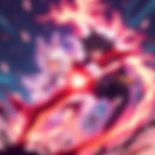Haruta and Sukuna face off in an intense fight, showcasing their unique powers and determination.