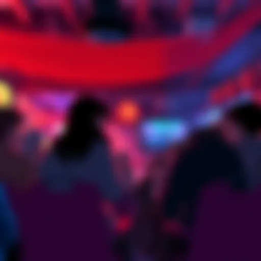 Participants chatting about Hateshinaki Scarlet movie while avoiding spoilers