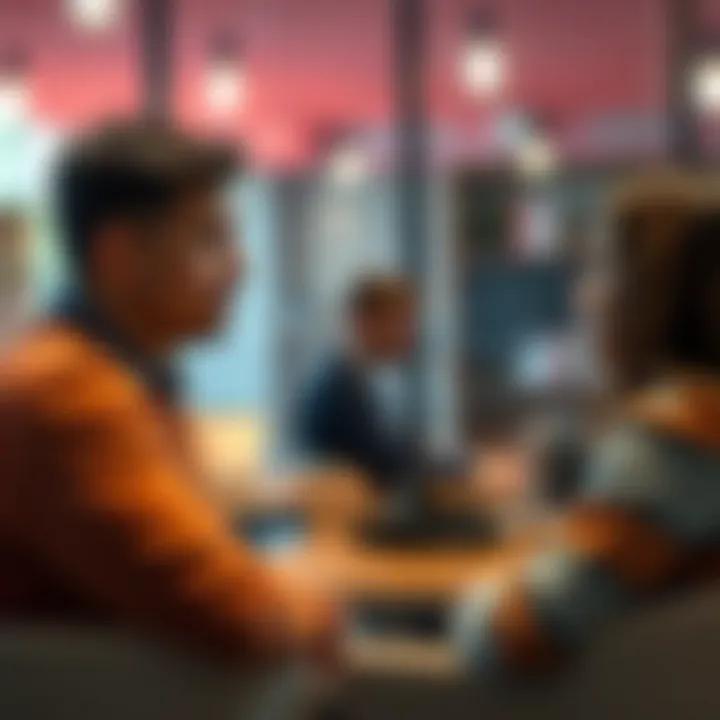 Person asking a heartfelt question A person sitting across from another, expressing concern while asking an important question, highlighting emotional engagement in a conversation.