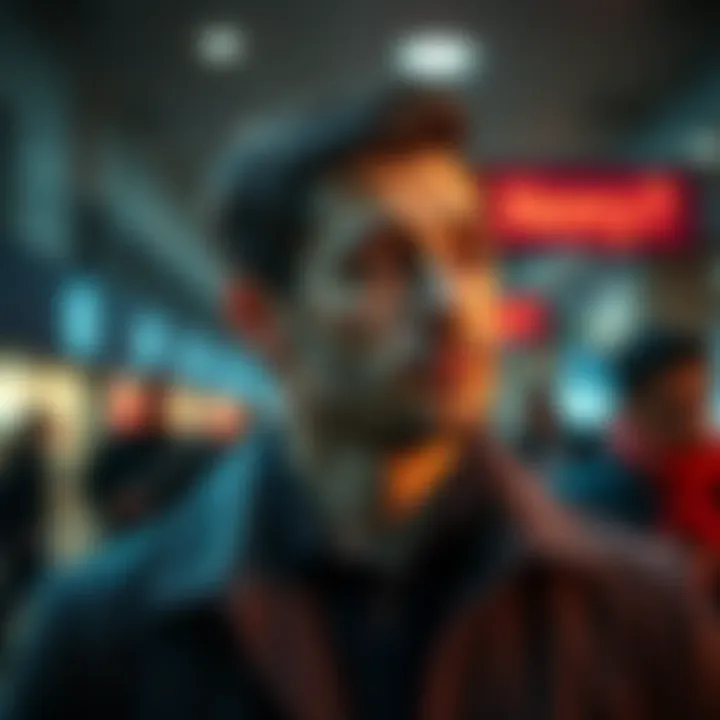 Henry appears thoughtful and reflective in a public setting after his recent breakup, showing signs of vulnerability.