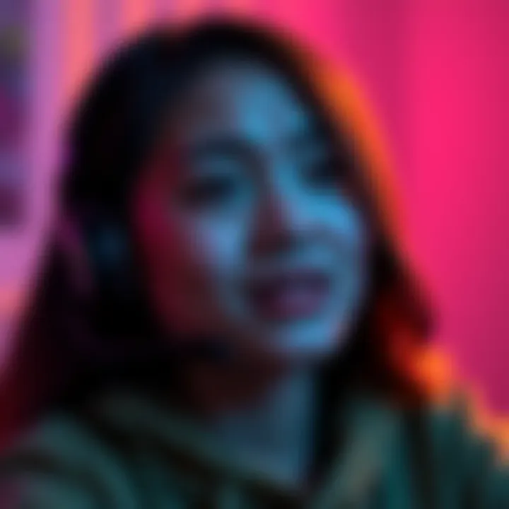 Henya shows her emotional reaction while discussing unpaid earnings and merchandise issues during a livestream.
