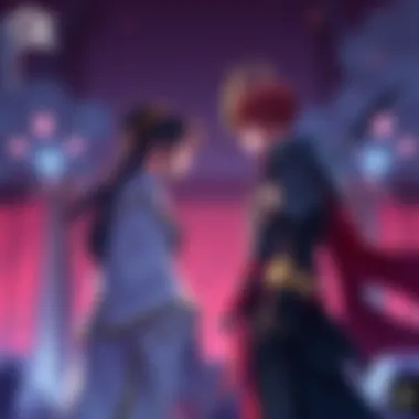 Hero Girl and Demon Lord Part Ways Hero Girl and Demon Lord stand facing each other, looking conflicted as they prepare to separate. The scene captures their emotional farewell, hinting at the impact of their decision.