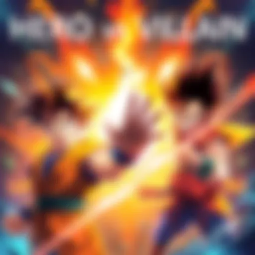 Iconic heroes and villains prepare for epic battles, featuring Goku, Piccolo, Gojo, and Darkness.