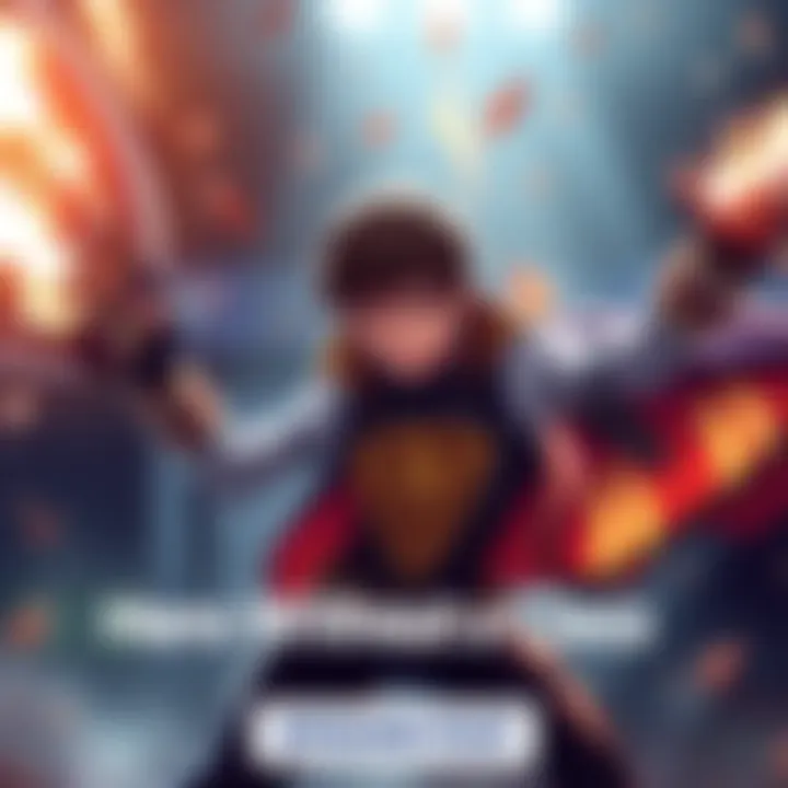 A character showcasing their unique skills in a dramatic moment from Episode 5 of Hero Without a Class, emphasizing heroism and character growth.