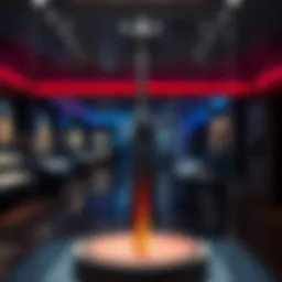 A detailed view of the Hero's Sword displayed in a museum, showcasing its craftsmanship and design.