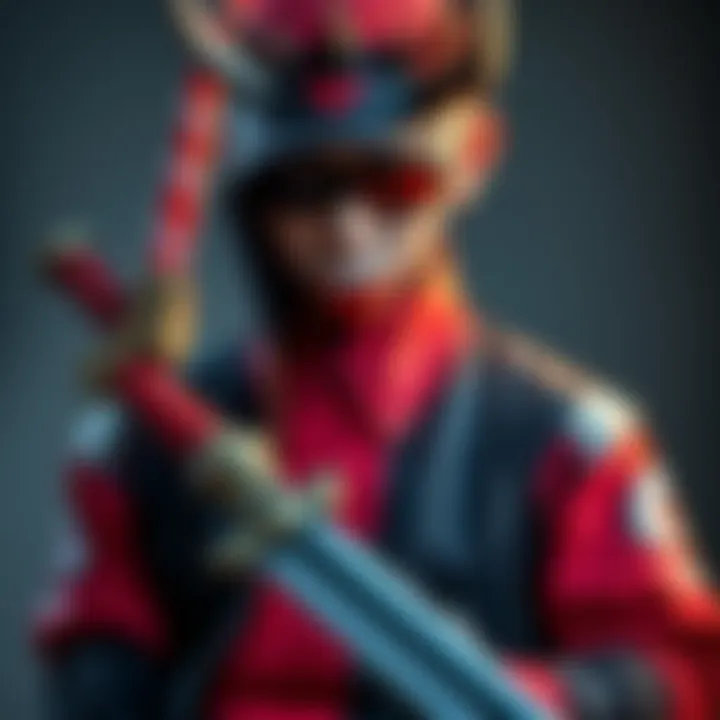 A person showcasing a detailed Hidan cosplay with character's signature outfit and weapon