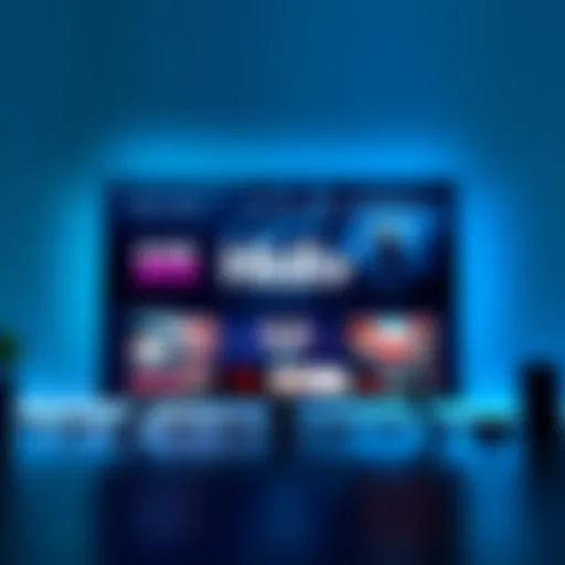 The Hidive channel displayed on a Roku screen with dark anime series recommendations visible