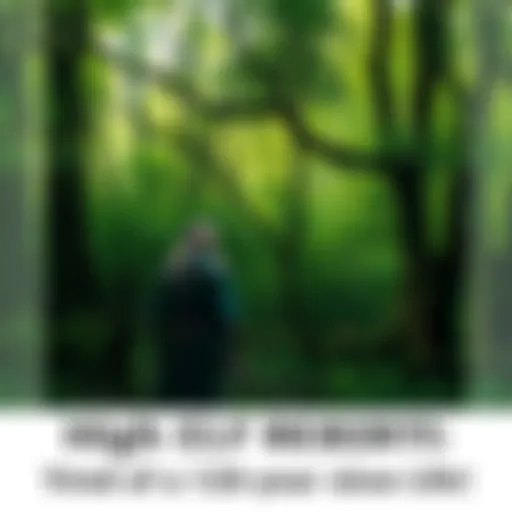 A high elf stands in a lush green forest, looking contemplative after many years of a slow life.