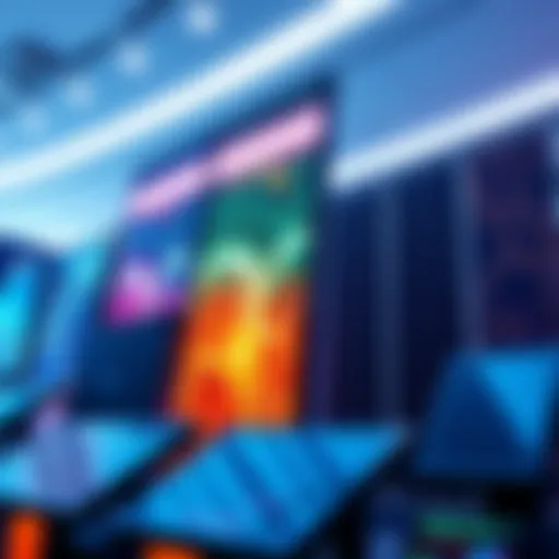 A collection of advanced panels showcasing sleek designs and innovative technology, representing peak performance in 2025.