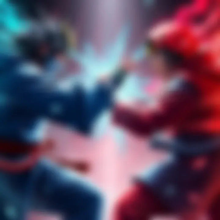 Higuruma from Jujutsu Kaisen faces Quanxi from Chain Saw Man in an intense showdown, showcasing their unique powers and fighting styles.