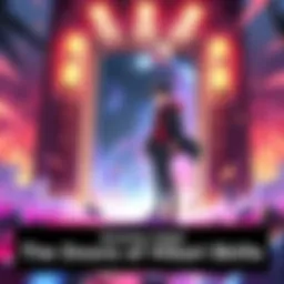 Hikari stands confidently as he creates a door outside his fighting zone, ready to use it for movement and attacks