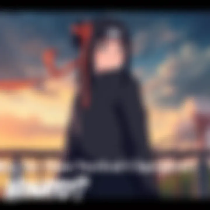 Hinata standing in her ninja outfit with a thoughtful expression, symbolizing her character development discussion.