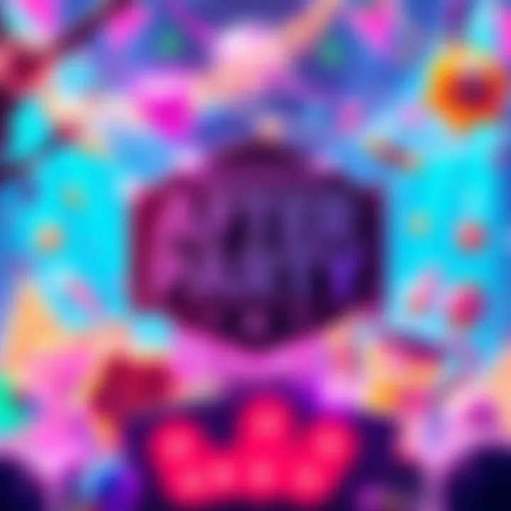 Colorful graphic showing hints and clues related to After Party themes, with festive elements and a vibrant design.