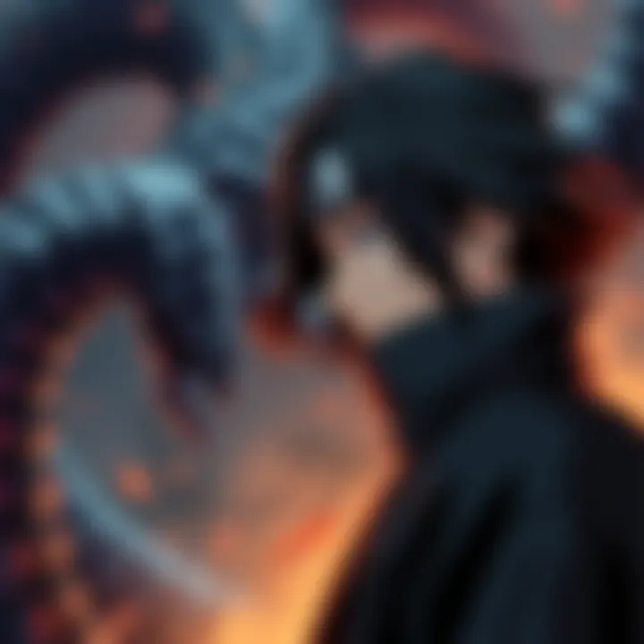 Hiruzen looking at Orochimaru as he prepares to leave after experiments, showing a conflicted expression.