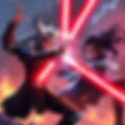 Hisoka displays his nen abilities while Illumi observes, showcasing the contrast in their skills.