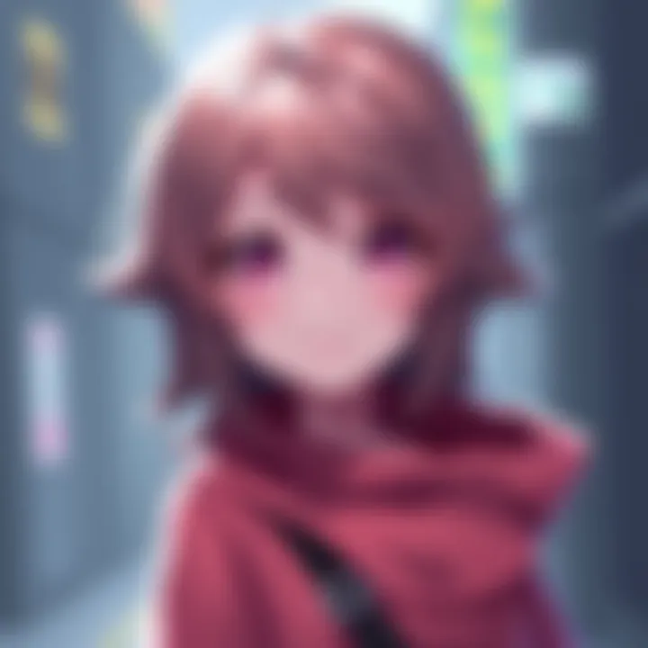 A simple and cute design of a character named Historia, showcasing her charming features and unique style.