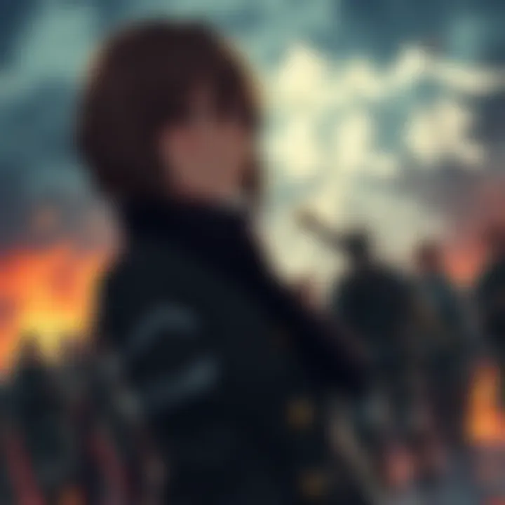 Historia stands silently, reflecting on Eren's rumbling plan, showcasing her inner conflict and decision-making process.