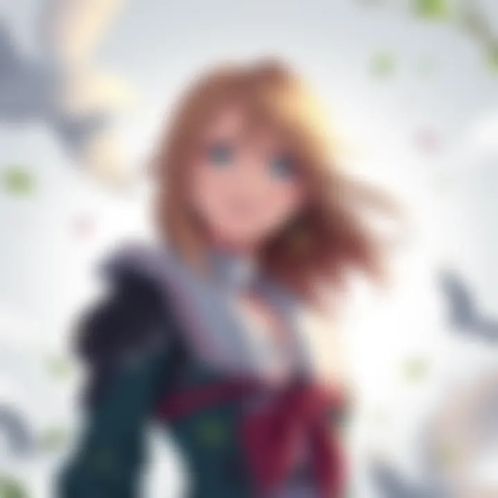 A colored drawing of Historia Reiss from a popular anime series, showcasing her distinct hairstyle and outfit.