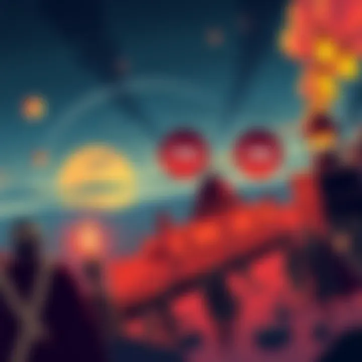 An illustrated timeline showing significant events between the years 0 and 745, highlighting key moments in history and changes in power.