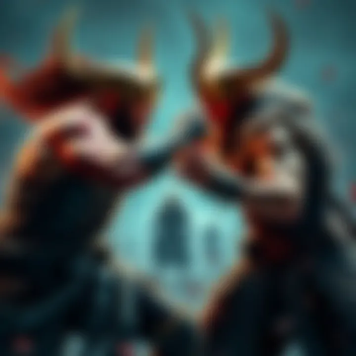 Bloodlusted HK Harald battles fully healed Loki in an intense rematch without holding back.