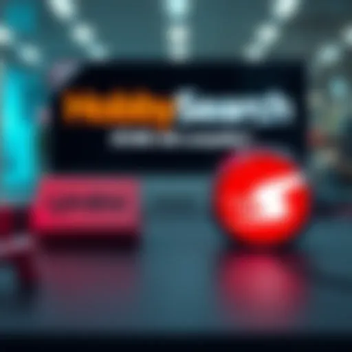 HobbySearch ECMS service shown alongside logos of Uniuni and Speedx for comparison