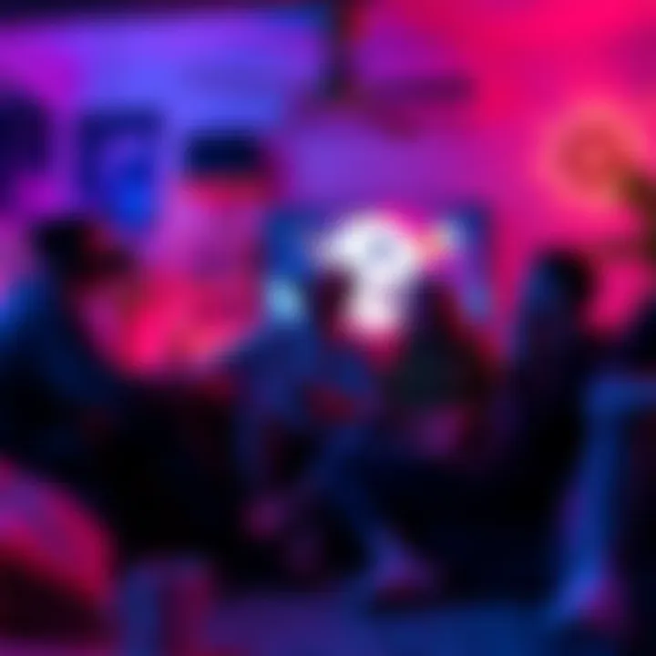 A group of Hololive streamers engaging with fans during an ASMR stream, showcasing a cozy and calming atmosphere